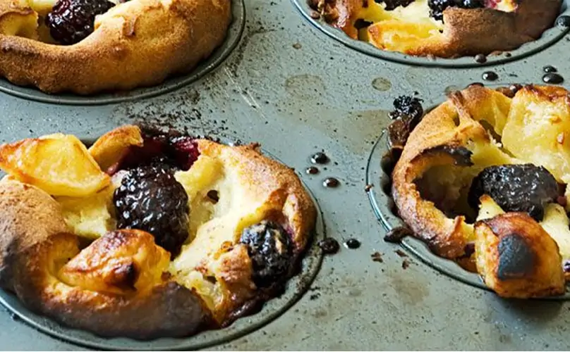 Blackberry & Apple Yorkshire Puddings